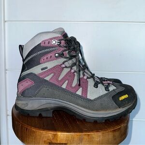 Asolo Sharp GTX Waterproof Hiking Boot Gray Women size 7.5